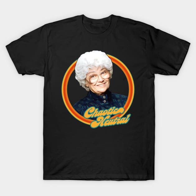 Sophia Petrillo ∆ Chaotic Neutral ∆ Golden Girls T-Shirt by DankFutura